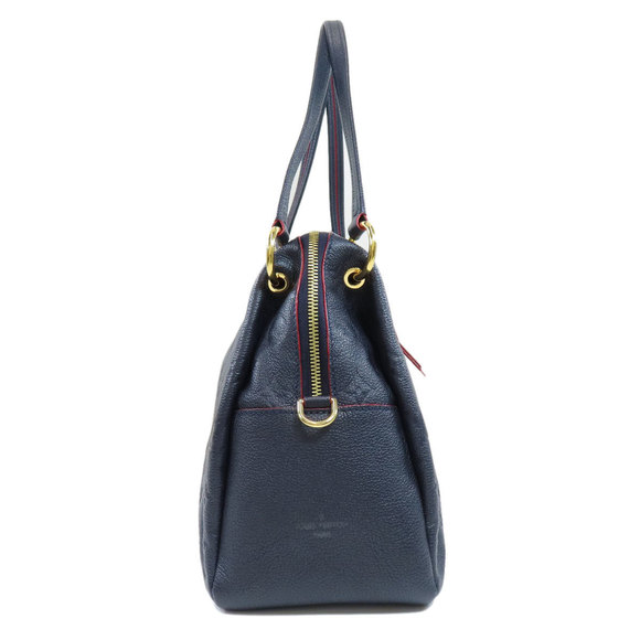 Louis Vuitton Ponthieu PM Marine Rouge Tote Bag Empreinte - Picture 3 of 7